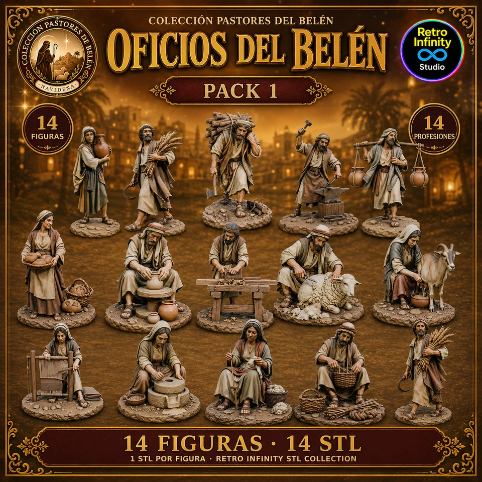 Oficios del Belén — Pack 1