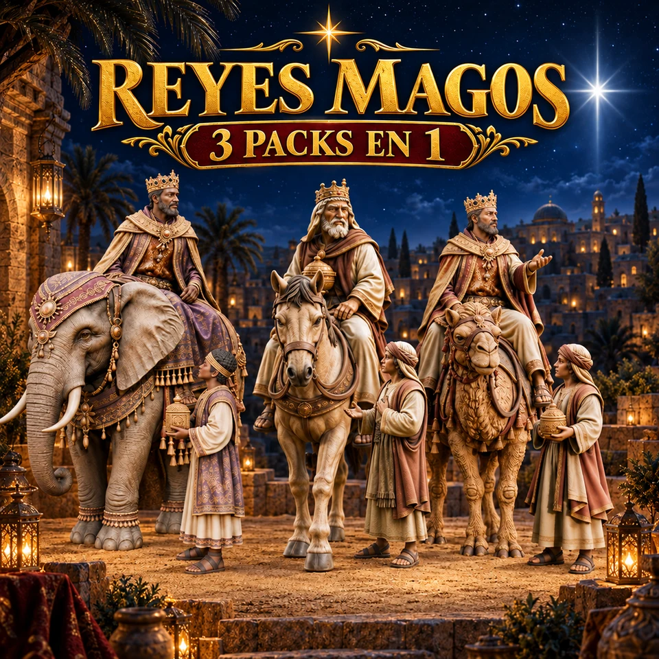 Reyes Magos — 3 Packs en 1